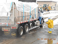 December 2013 - Trucks are washed