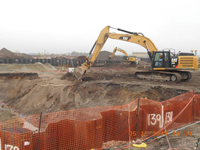 May 2014 - Excavation in western area of Kellogg St.